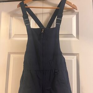 Navy Blue Snow Bib Overalls